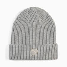 PUMA CAT PATCH MID CROWN BEANIE GRAY ECHO