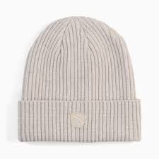 PUMA CAT PATCH MID CROWN BEANIE SILVER FOG