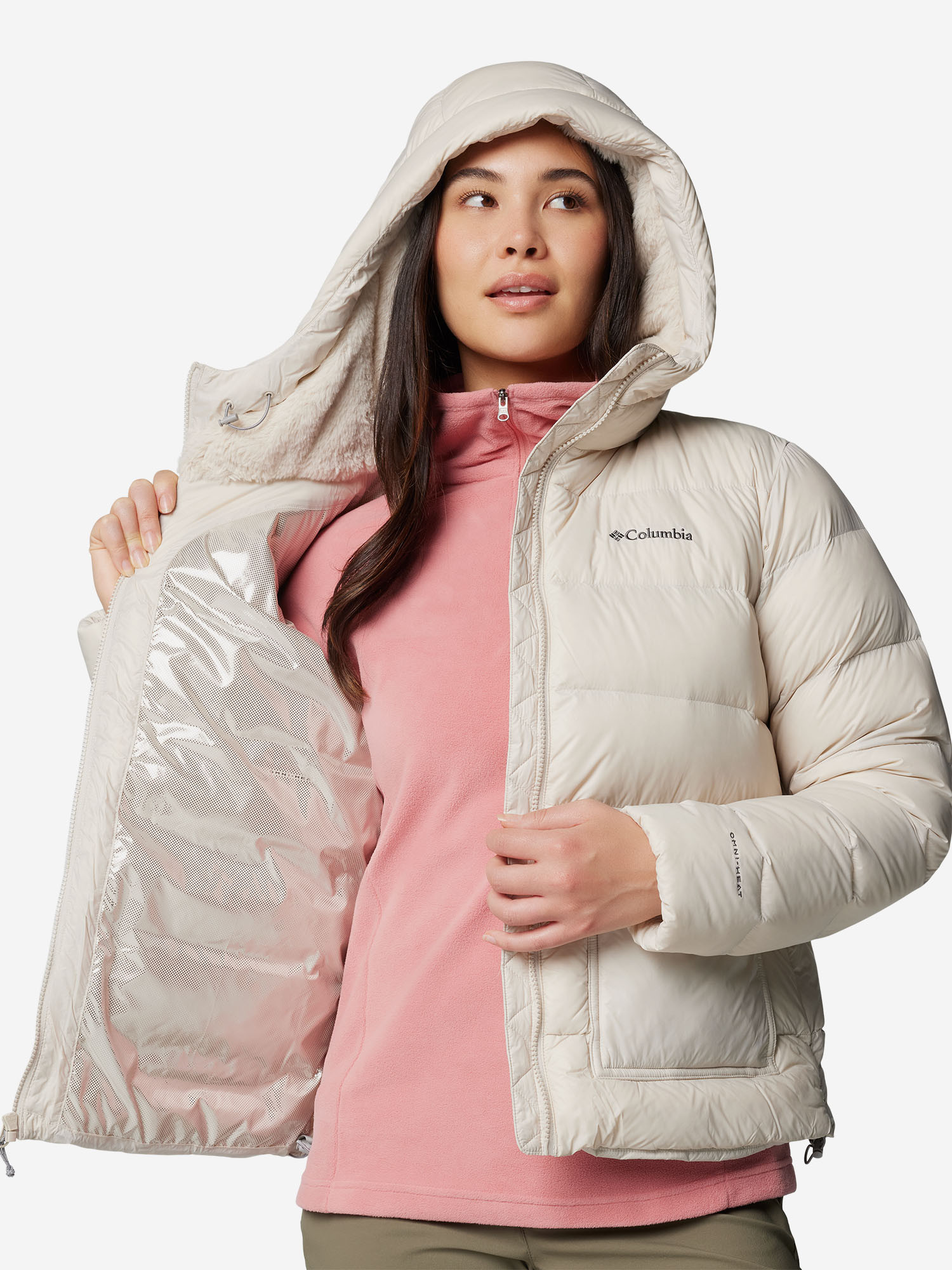 Columbia Harmony Falls  Qadınlar üçün başlıqlı gödəkçə