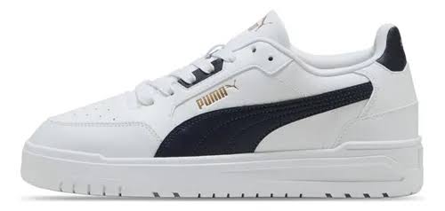 SHUFFLE DOWNTOWN idman ayaqqabısı - PUMA WHITE-NEW NAVY-PUMA GOLD