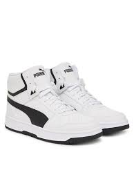 REBOUND SLAM MID idman ayaqqabısı WHITE-BLACK