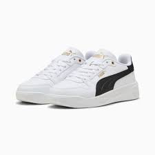 COURT BAE idman ayaqqabısı - PUMA WHITE-PUMA BLACK-PUMA GOLD