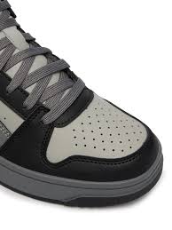 REBOUND SLAM MID COZY JR idman ayaqqabısı GRAY ECHO-SLATE SKY-BLACK