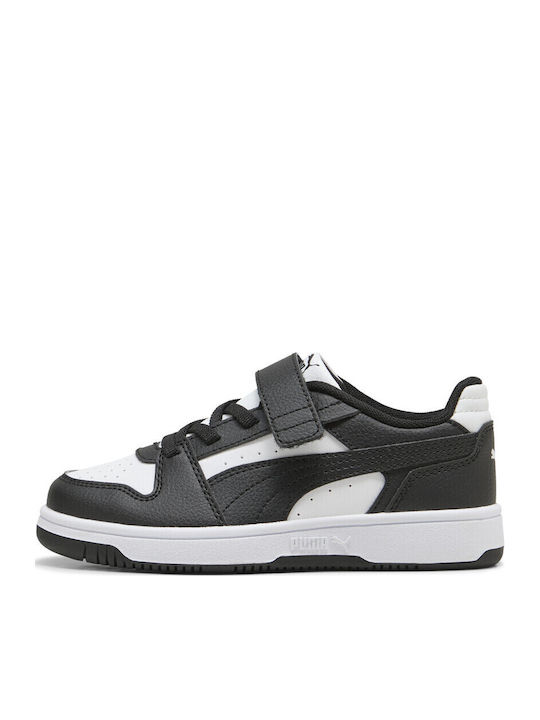 REBOUND SLAM LO AC+ PS idman ayaqqabısı - PUMA WHITE-PUMA BLACK