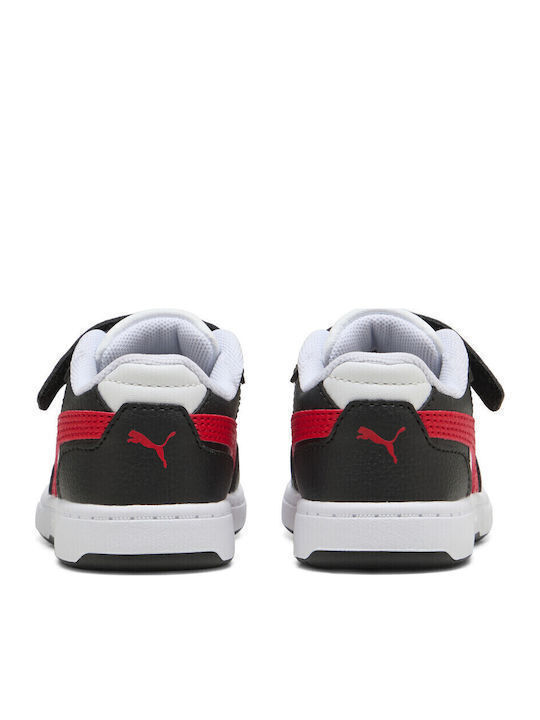 REBOUND SLAM LO AC+ PS idman ayaqqabısı - PUMA BLACK-FOR ALL TIME RED-PUMA WHIT