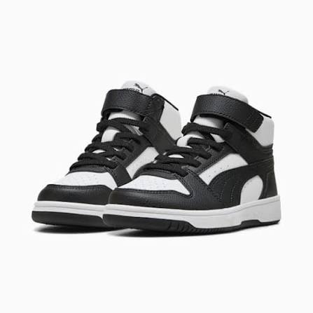 REBOUND SLAM MID AC+ PS idman ayaqqabısı - PUMA WHITE-PUMA BLACK