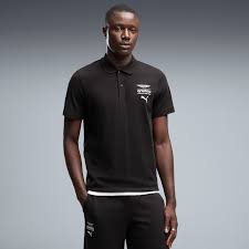 AMF1 ESSENTIAL polo - PUMA BLACK