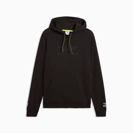AMF1 ESSENTIAL SWEAT LOGO hudi - PUMA BLACK