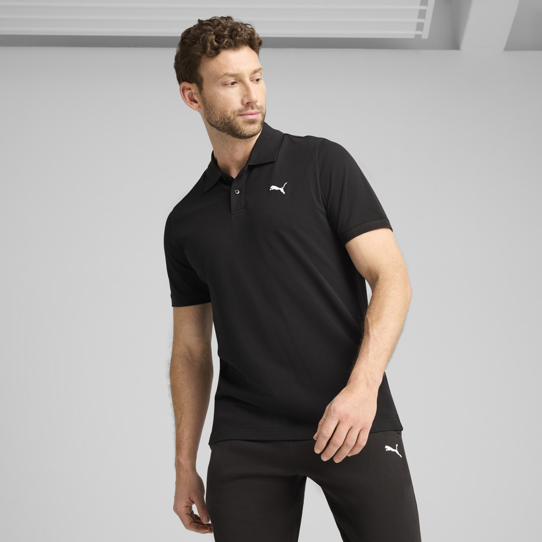 PUMA ESS Small Puma Logo Pique Polo Men's Polo shirt