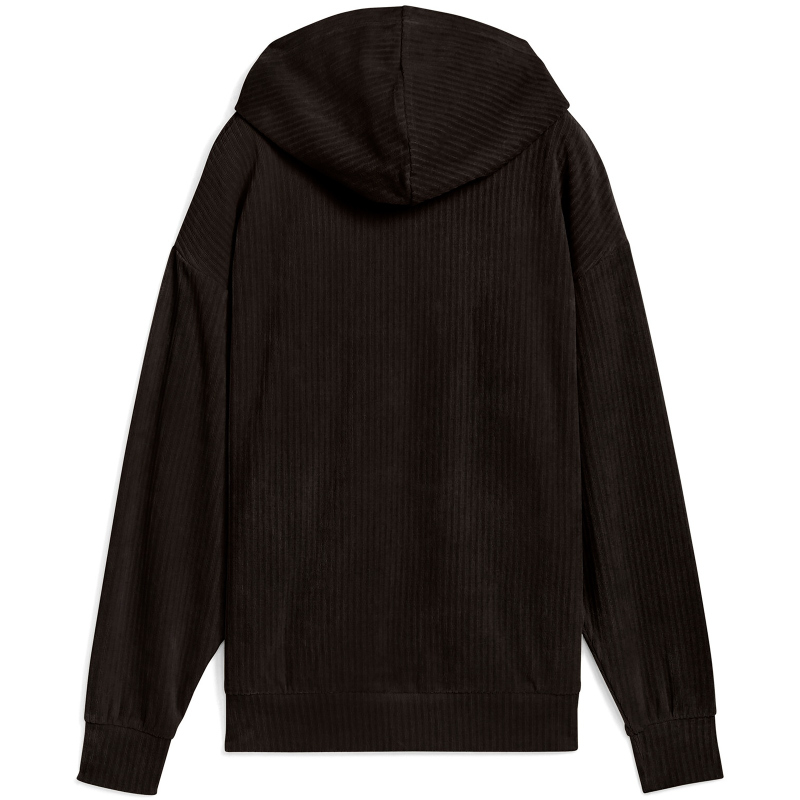 PUMA ESS ELEVATED Comfort Velour Rib Hoodie Women's