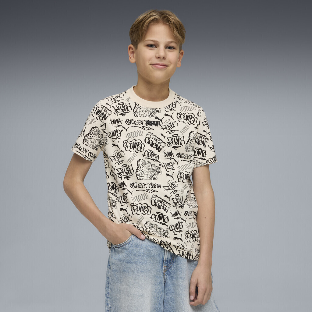 Puma MID 90s Printed Tee Kids'