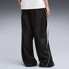 PUMA SPORT RELAXED WOVEN PANTS BLACK