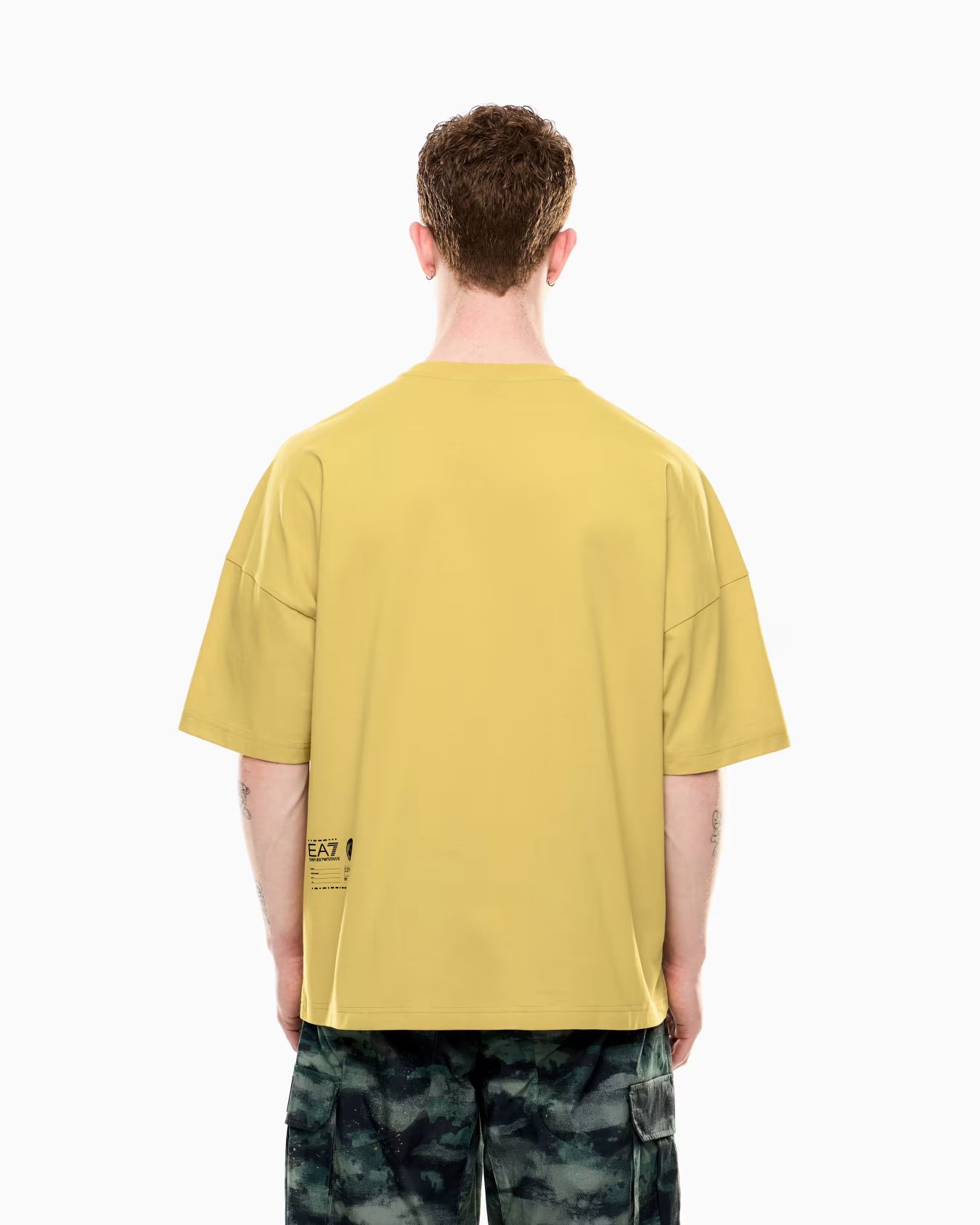 Emporio Armani EA7 Dynamic Athlete cotton jersey T-shirt Men's