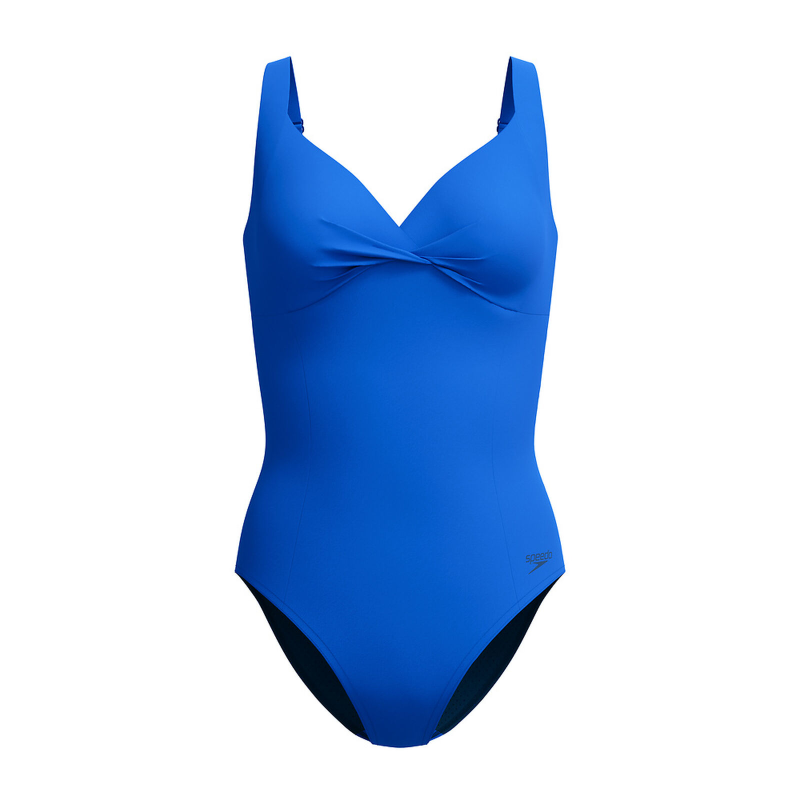 Speedo Cross Knot Solid Swimsuit Women