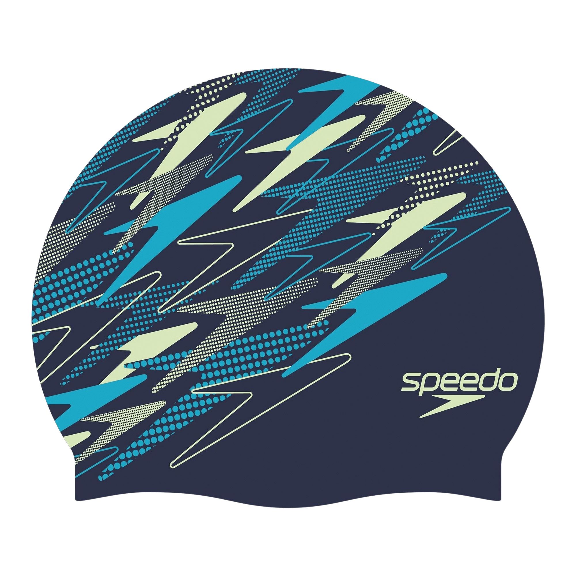 Speedo Slogan Printed Cap üzgüçülük papağı