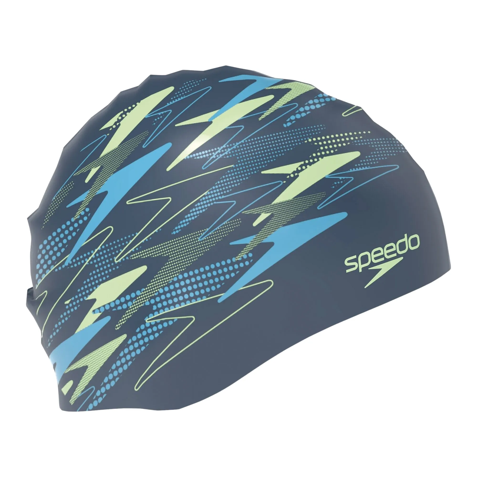 Speedo Slogan Printed Cap üzgüçülük papağı
