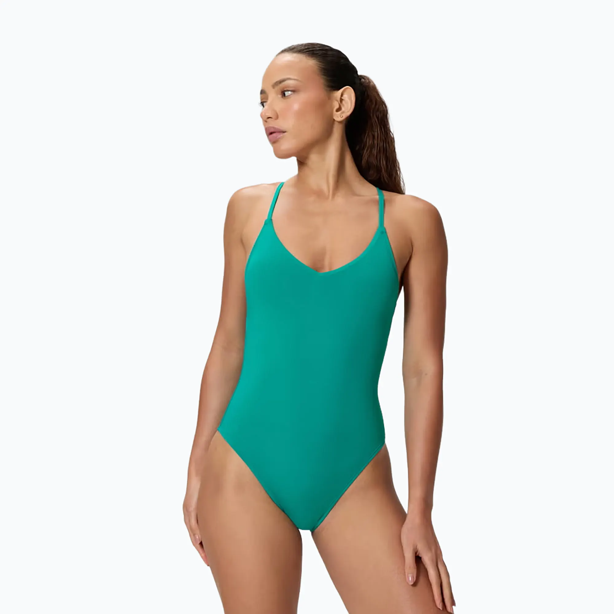 Speedo Solid V-Neck Qadınlar üçün üzgüçülük geyimi
