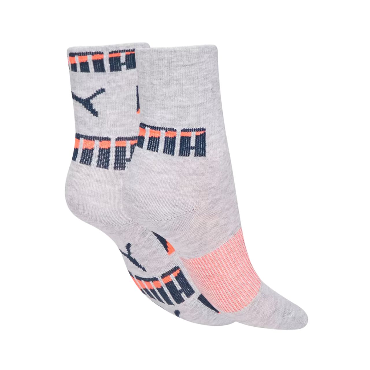 PUMA KIDS MULTI LOGO CREW SOCK 2P