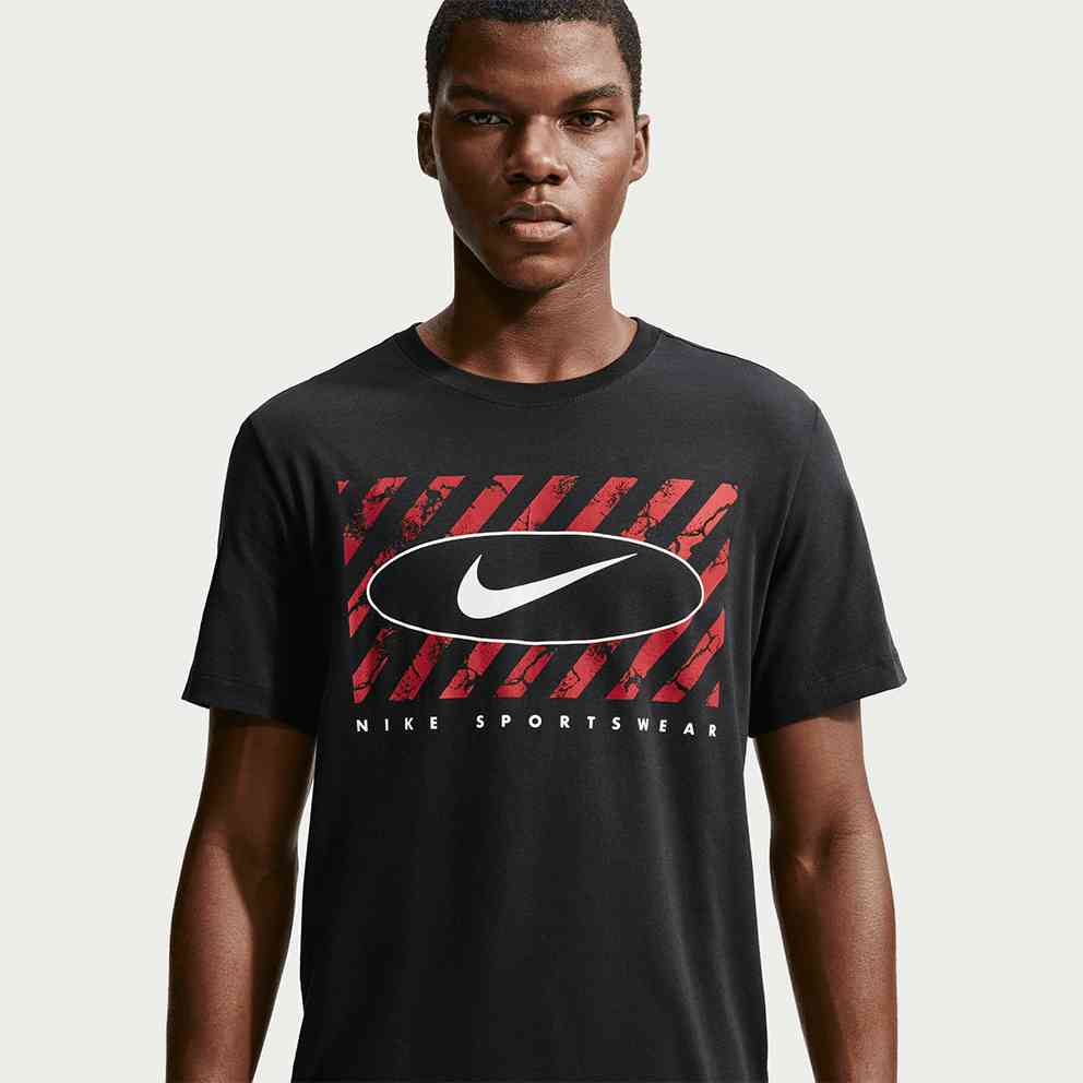 Nike Sportswear Club Swoosh Kişilər üçün qısaqol köynək