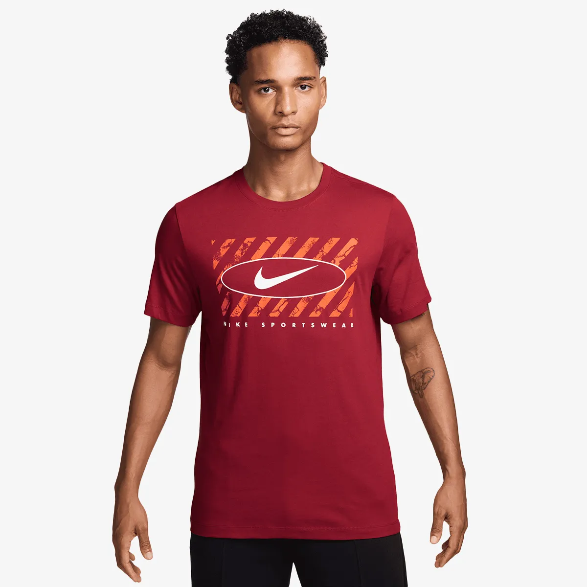 Nike Sportswear Club Swoosh Kişilər üçün qısaqol köynək