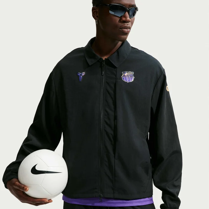 Nike F.C. Barcelona Away Men's Kobe Football Woven Jacket