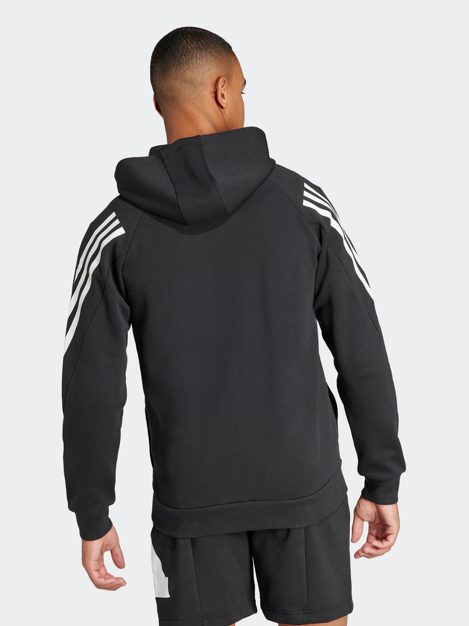 ADIDAS FUTURE ICONS 3-STRIPES MEN'S FULL ZIP HOODIE