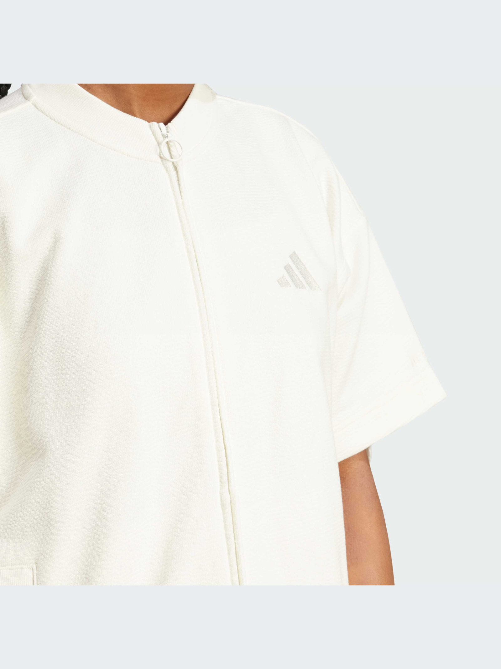Adidas ALL SZN Cloud Jersey Full-Zip Shirt Qadınlar üçün köynək
