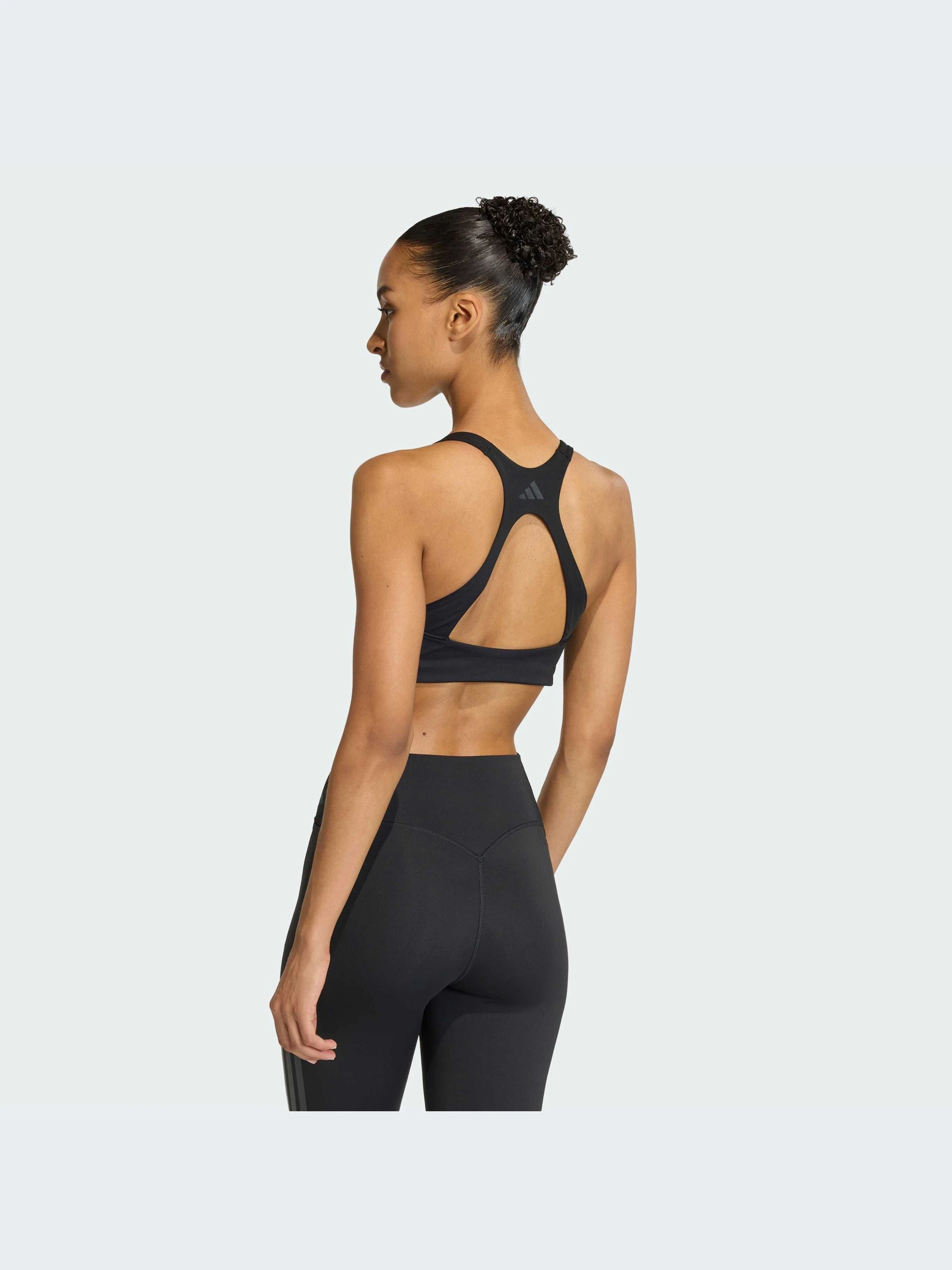 Adidas Optime 3-Stripes Orta dəstəkli bra