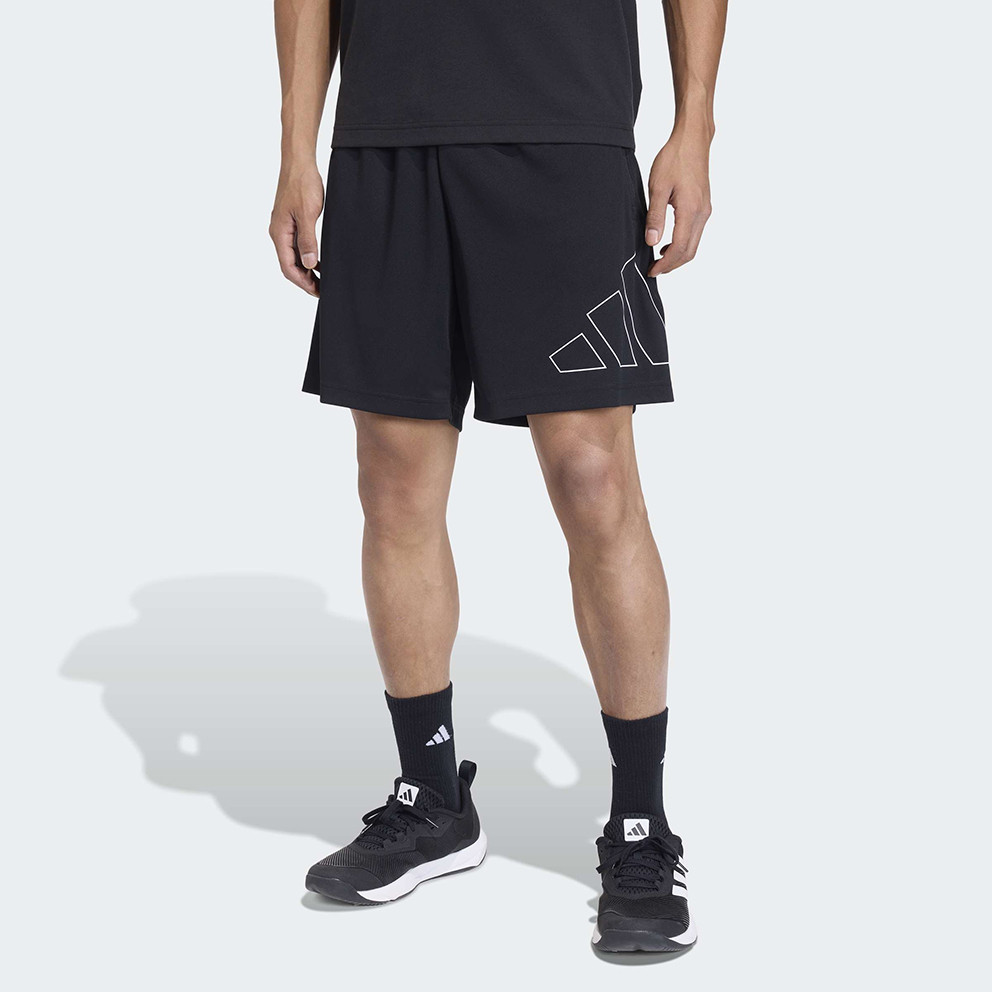 Adidas WORKOUT ESSENTIALS BASE PIQUE BIG LOGO Kişilər üçün şortlar