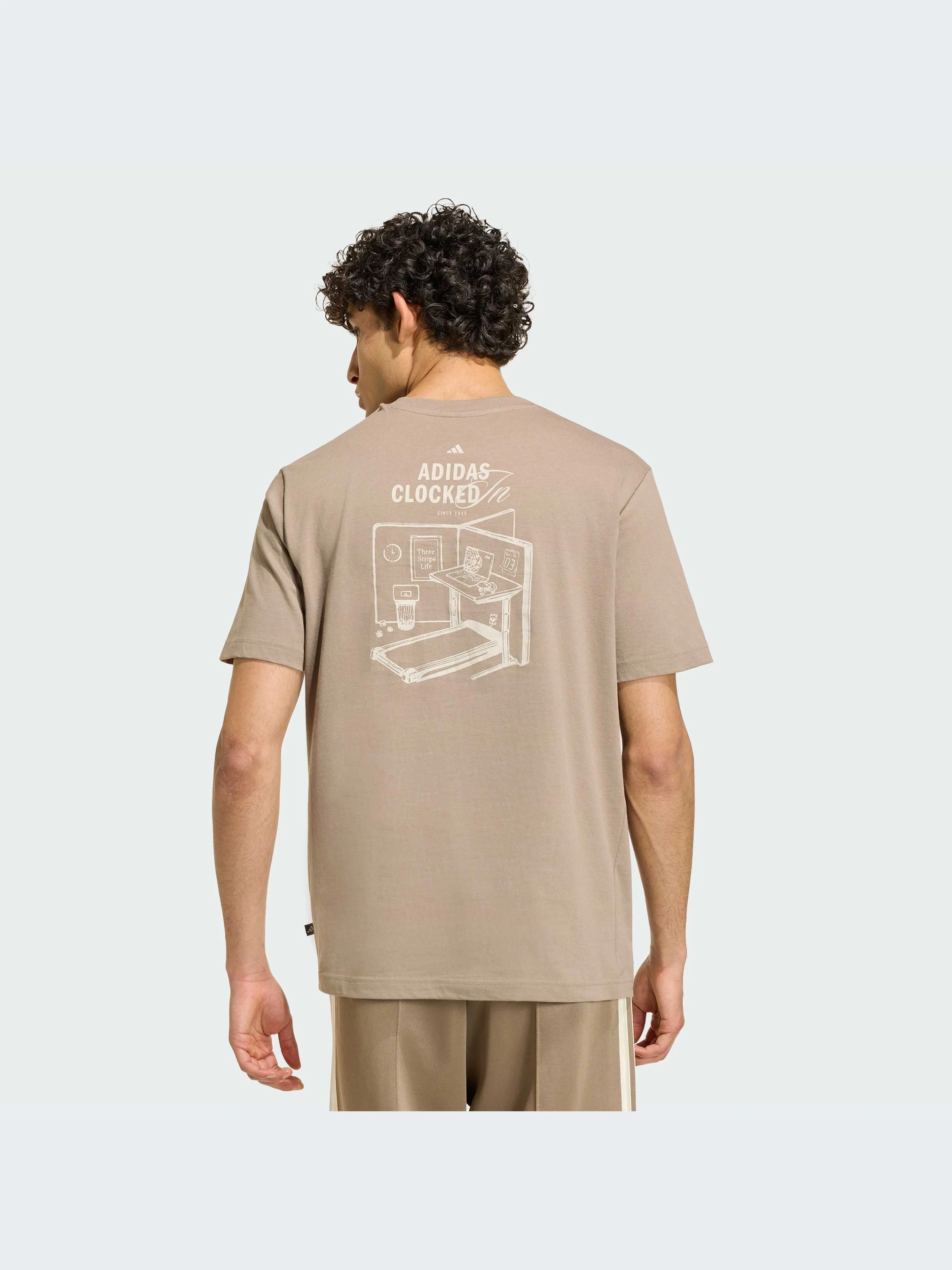 Adidas CLOCKED IN OFFICE GRAPHIC T-SHIRT Men
