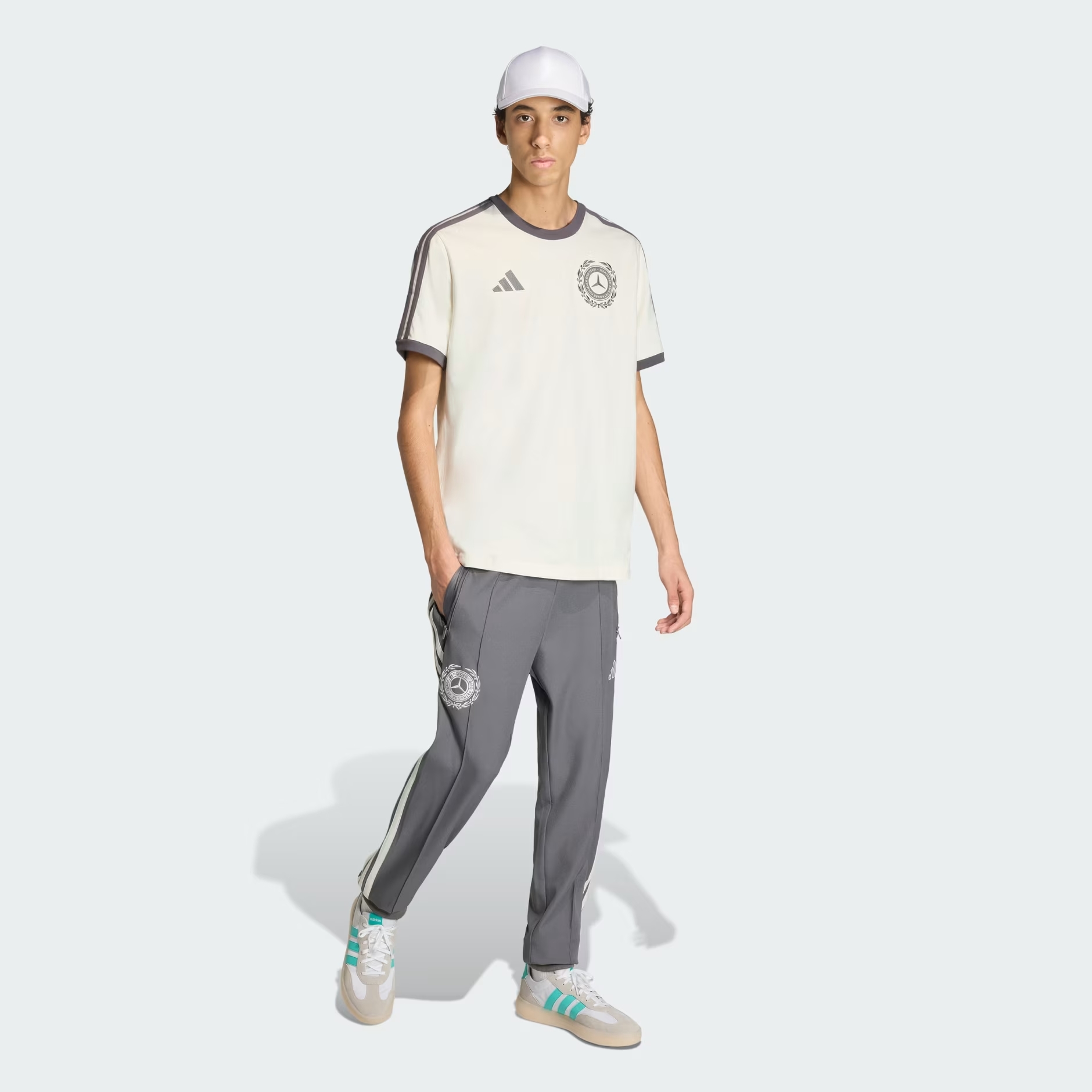 Adidas Mercedes - AMG Petronas F1 Silver Arrows Kişilər üçün köynək
