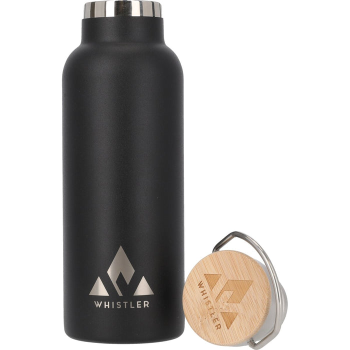 EVORA VACUUM BOTTLE W/ BAMBOO LID (500ML)