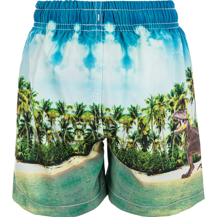 ZIGZAG Dino Boardshorts Shocking Orange